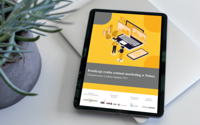 Premiera badania kondycji rynku content marketingu w Polsce 2023